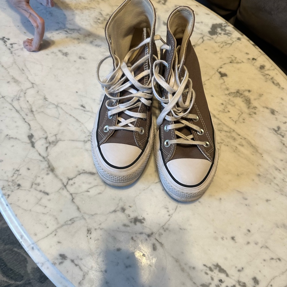 Converse Gray High-Top Sneakers